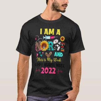 Ik Ben Een Verpleegster En Dit Is Mijn Week Gelukk T-shirt