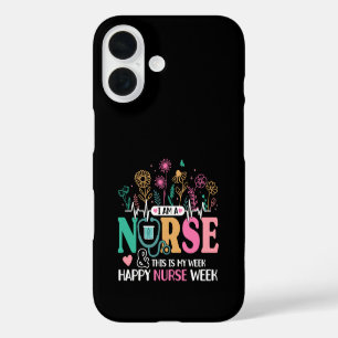 Ik ben een verpleegster en dit is mijn week van ge iPhone 16 hoesje
