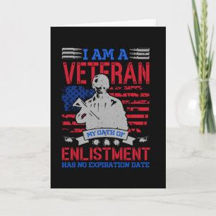 Ik ben een veteraan - de perfecte Amerikaanse Hero Kaart
