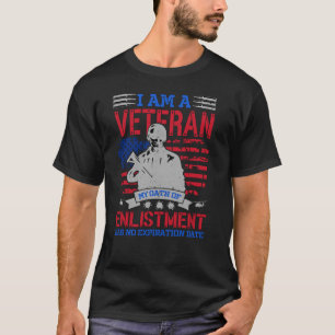 Ik ben een veteraan - de perfecte Amerikaanse Hero T-shirt