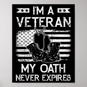 Ik ben een veteraan... mijn oath verlaat nooit de poster