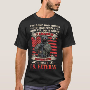 Ik ben een veteraan t-shirt