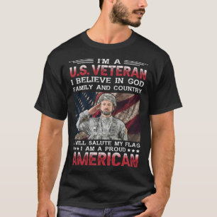 Ik ben een veteraan uit de VS T-shirt