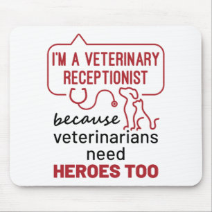 Ik ben een veterinair receptionist omdat Heroes Qu Muismat