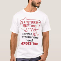 Ik ben een veterinair receptionist omdat Heroes Qu