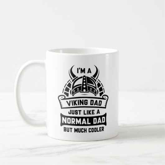 Ik ben een Viking papa Koffiemok (Links)