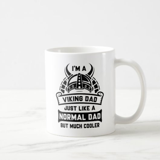 Ik ben een Viking papa Koffiemok (Rechts)