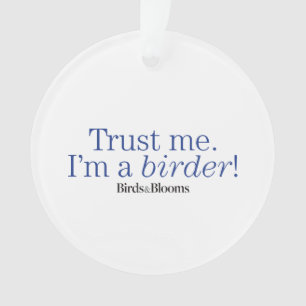 Ik ben een vogel ornament