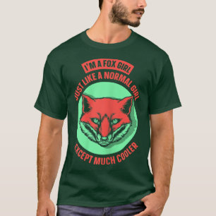 Ik ben een vossenmeisje T-Shirt