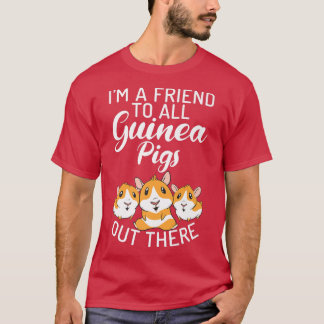 Ik ben een vriend van alle parelhoenders in Cute G T-shirt