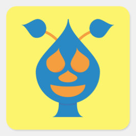 Ik ben een vrolijke buitenaardse Sticker