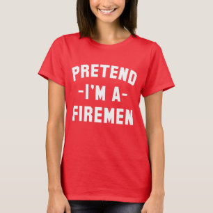 Ik ben een Vuurman Funny Halloween T-shirt