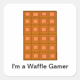 "Ik ben een Waggle Gamer" Stickers