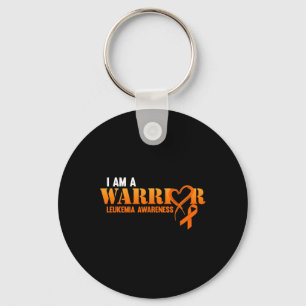 Ik ben een Warrior Leukemia Awareness Oranje Ribbo Sleutelhanger