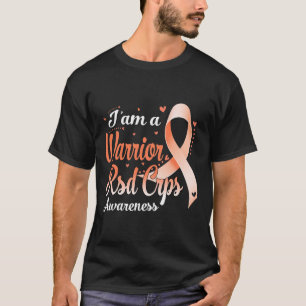 Ik ben een Warrior RSD CRPS Awareness Oranje lint T-shirt
