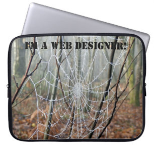 Ik ben een WEB ontwerper! Laptop Sleeve