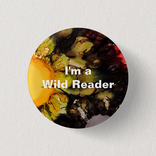 Ik ben een Wilde Reader - Xanthic Button (Voorkant)