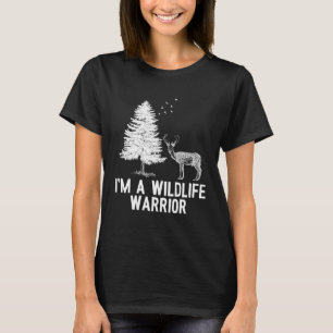 Ik ben een Wildlife Warrior voor een Wildlife Biol T-shirt