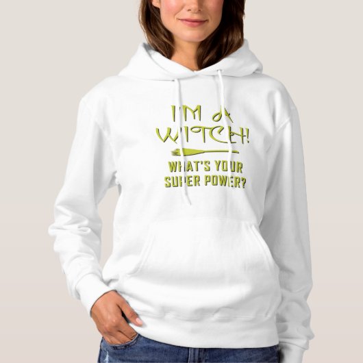 IK BEN EEN WITCH! HOODIE (Voorkant)