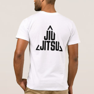 Ik ben een witte jujitsu shirt