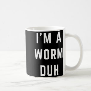 Ik ben een worm duh makkelijk Halloween kostuum Koffiemok