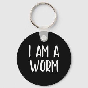 Ik Ben Een Worm Halloween Ik Ben Eenvoudige Kostuu Sleutelhanger