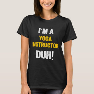 Ik ben een yogadocent, duh! Hle-vrije Halloween-ko T-shirt