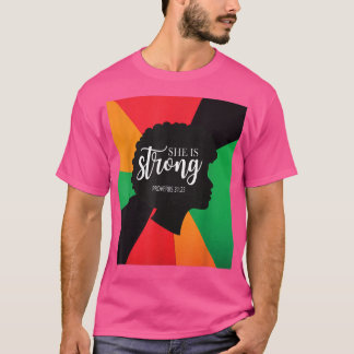 Ik ben een zwarte geschiedenis Christelijk. Ze is T-shirt
