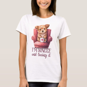 Ik ben eenzaam en hou ervan. t-shirt