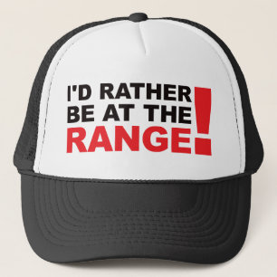 Ik ben eerder in het bereik - rood trucker pet