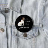 Ik ben eigendom van een Jack Russell Ronde Button 7,6 Cm (In situ)