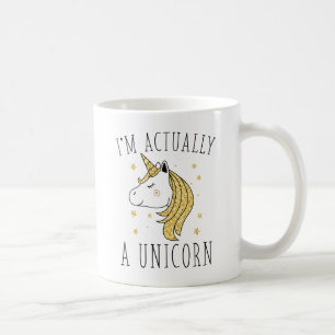 Ik ben eigenlijk een Unicorn Koffiemok