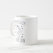 Ik ben eigenlijk een Unicorn Koffiemok (Voorkant links)