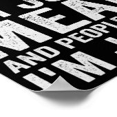 Ik ben eigenlijk niet grappig dat ik gewoon Mean e Poster (Hoek)