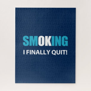Ik ben eindelijk gestopt met roken beloning legpuzzel