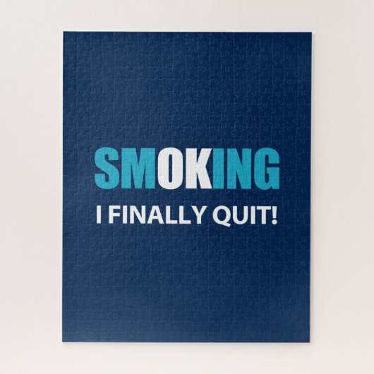 Ik ben eindelijk gestopt met roken beloning legpuzzel (Verticaal)