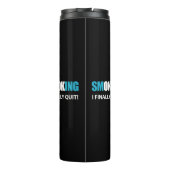 Ik ben eindelijk gestopt met roken beloning thermosbeker (Achterkant)