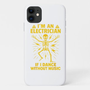 Ik Ben Elektromonteur Als Ik Dans Zonder Muziek iPhone 11 Hoesje
