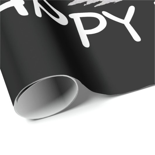 Ik ben elk uur met pensioen, gelukkig uur cadeaupapier (Rol Hoek)