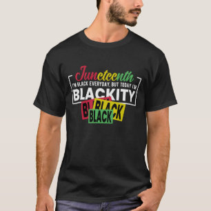 Ik ben elke dag zwart, maar vandaag ben ik zwart t-shirt