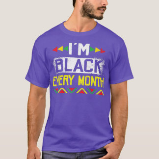Ik ben elke maand zwart in Afrika. T-shirt