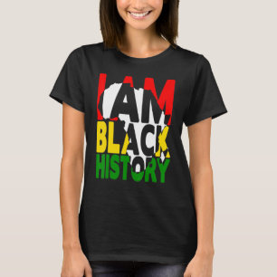 Ik ben elke maand zwart, maand zwart, maand Afrika T-shirt