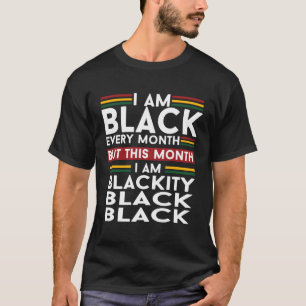 Ik ben elke maand zwart, maar deze maand ben ik zw t-shirt