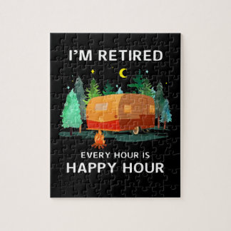 Ik ben elke uur in Happy Hour Custom Gift gepensio Legpuzzel