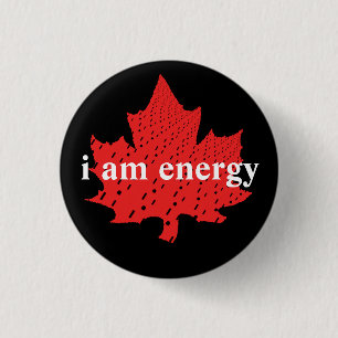 Ik ben energie ronde button 3,2 cm