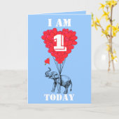 Ik ben er één vandaag kaart (Gele Bloem)