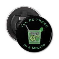 Ik ben er in een Mojito Funny Cocktail Quote