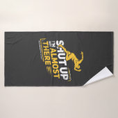 Ik ben er niet bijna. badhanddoek (Badhanddoek)