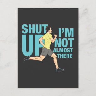 Ik ben er niet bijna. briefkaart