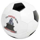 Ik ben er trots op Brits te zijn Voetbal (Drie kwart)